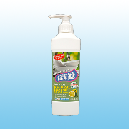 保潔麗檸檬味洗潔精1KG / Poly Clean Natural Enzyme Dish Wash(Lemon)1KG